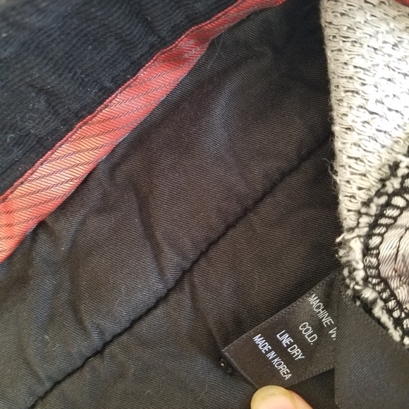 Betabrand Men's Yoga Dress Pants Tweed Like Wide Leg Size 36×32 Gray Black - Picture 15 of 17